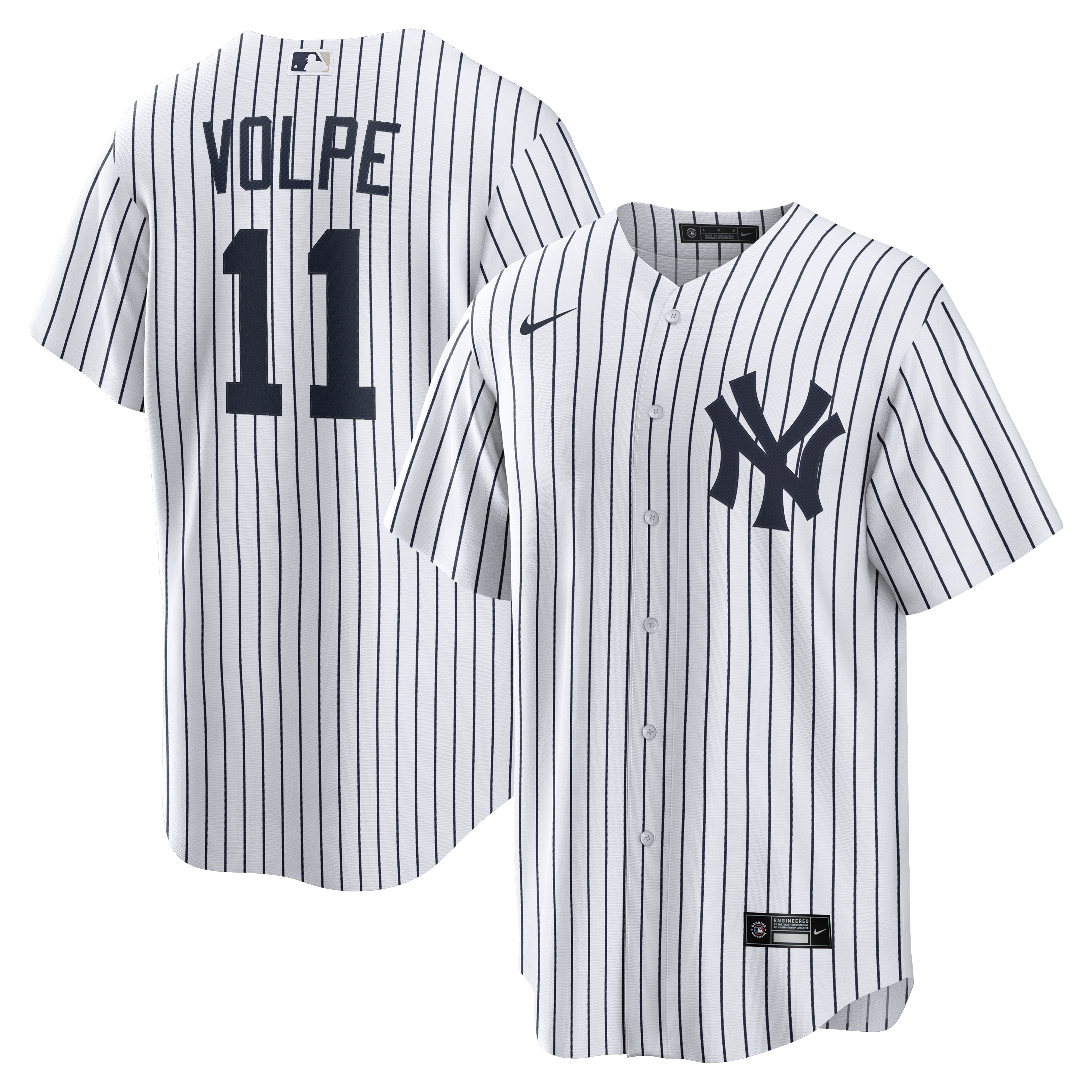 Men s Anthony Volpe New York Yankees Nike Home White Replica Jersey Official Team Jersey Sports Fan Apparel Official MLB Team Jersey Baseball Fan