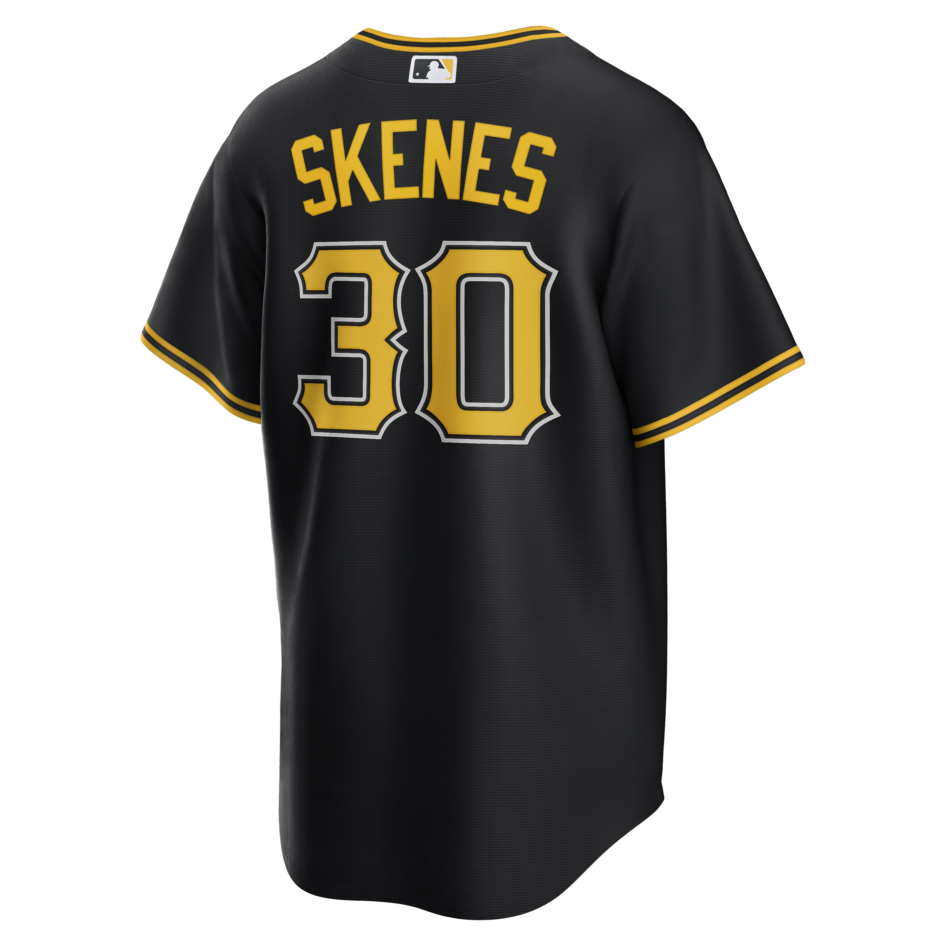 Men s Paul Skenes Pittsburgh Pirates Nike Black Alternate Replica Team Jersey Official Team Jersey Sports Fan Apparel Official MLB Team Jersey