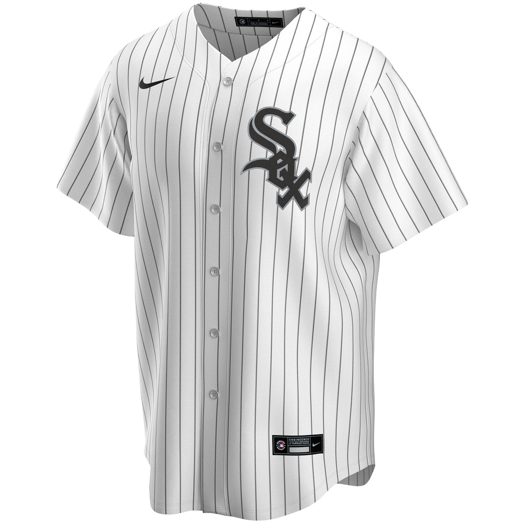NIKE Men s Yoan Moncada Chicago White Sox White Home Replica Jersey Official Team Jersey Sports Fan Apparel Official MLB Team Jersey Baseball Fan