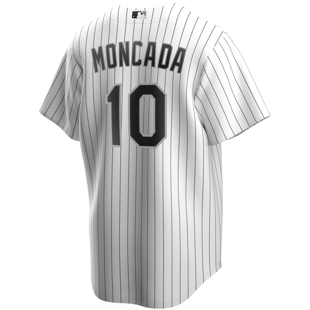 NIKE Men s Yoan Moncada Chicago White Sox White Home Replica Jersey Official Team Jersey Sports Fan Apparel Official MLB Team Jersey Baseball Fan