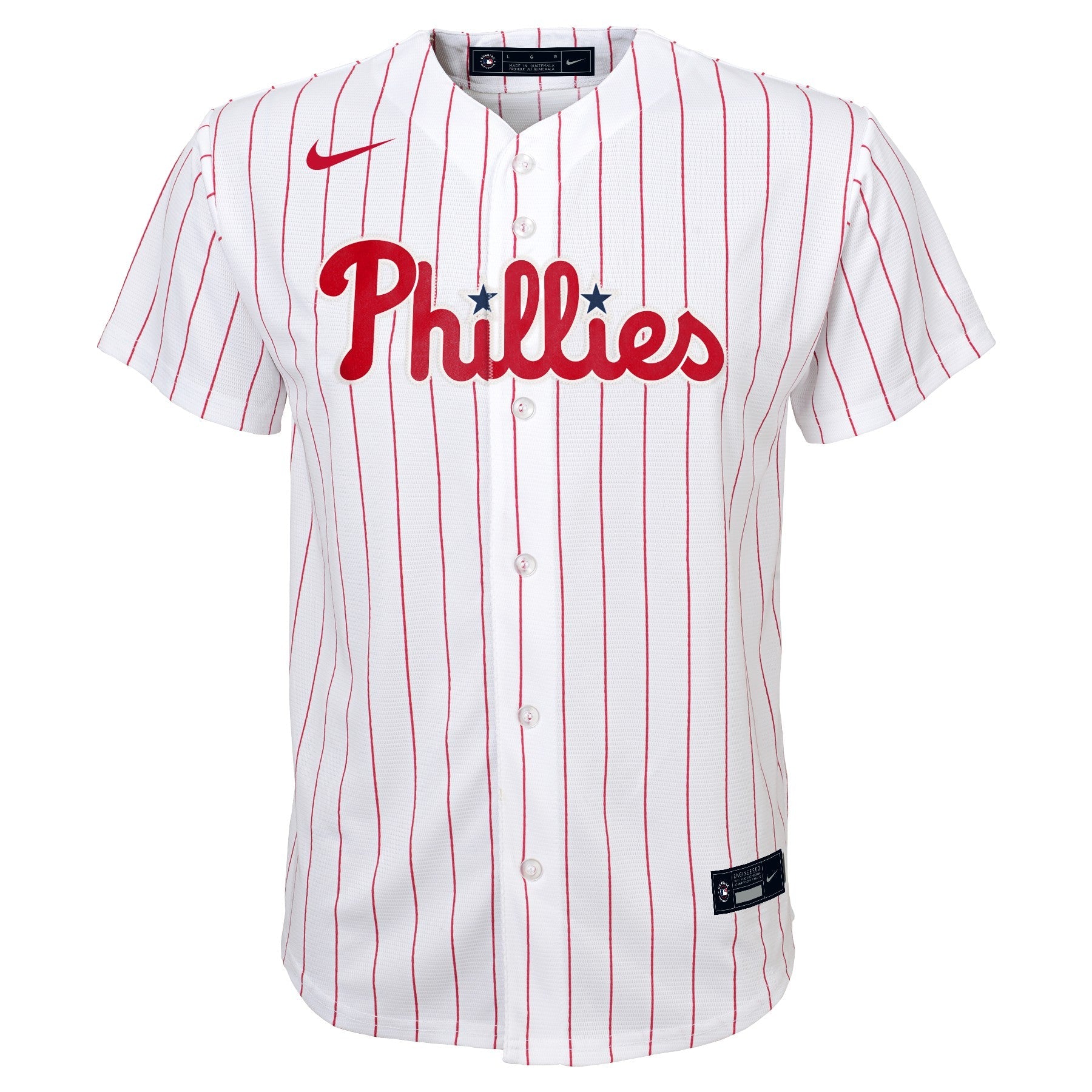 Bryce Harper Philadelphia Phillies Youth NIKE Home Screen Print Replica Jersey Official Team Jersey Sports Fan Apparel Official MLB Team Jersey