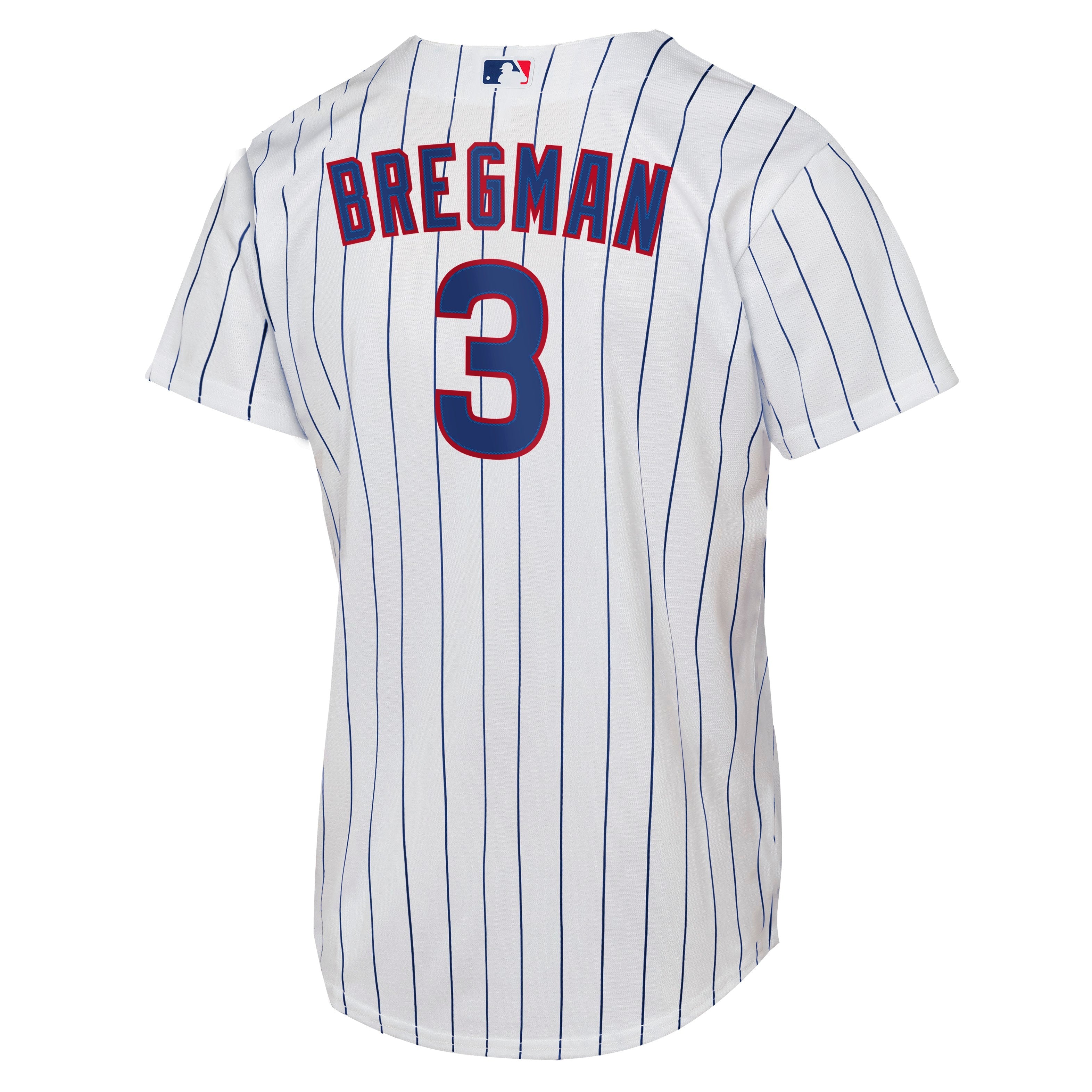 Youth Chicago Cubs Alex Bregman White Home Baseline Replica Jersey Official Team Jersey Sports Fan Apparel Official MLB Team Jersey Baseball Fan
