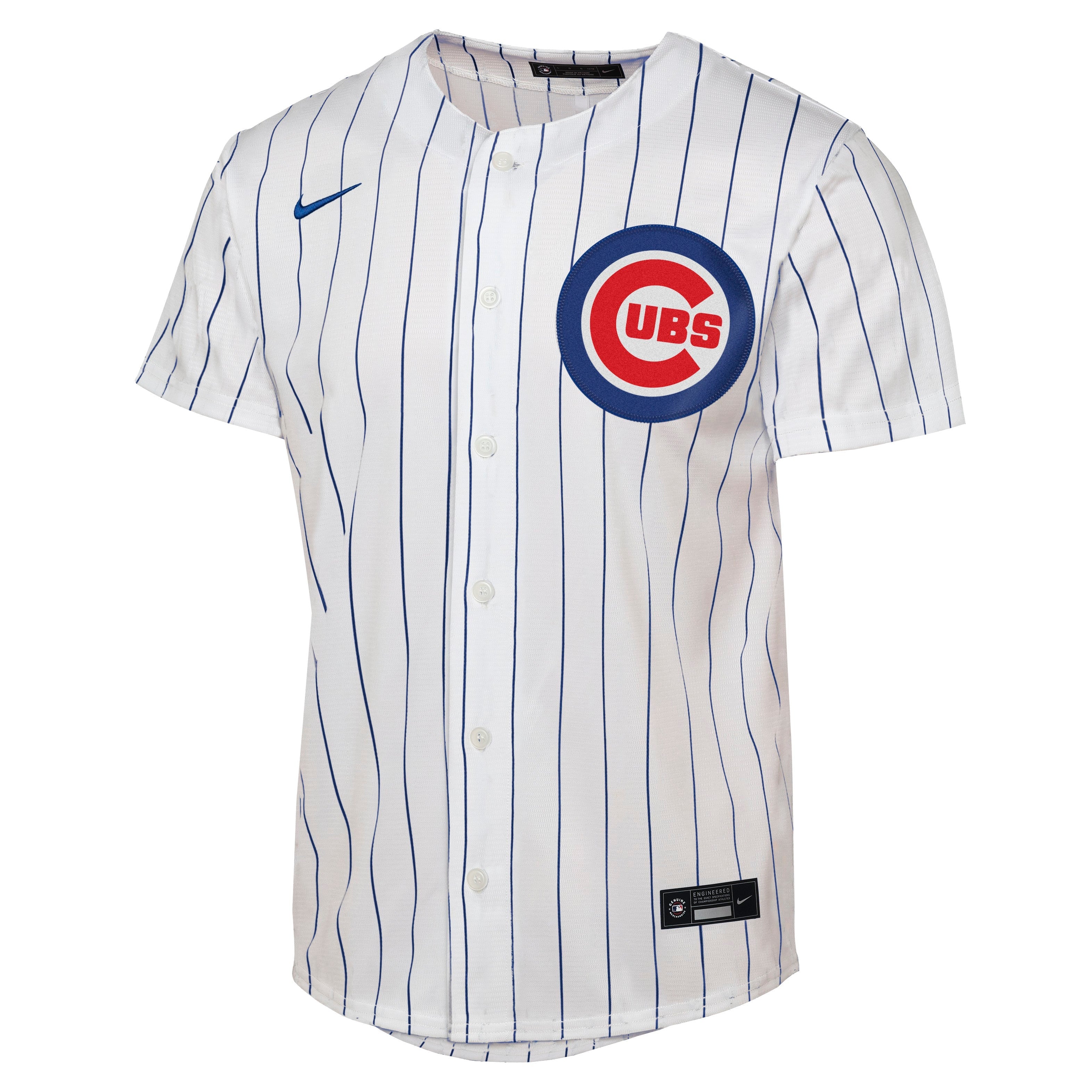 Youth Chicago Cubs Alex Bregman White Home Baseline Replica Jersey Official Team Jersey Sports Fan Apparel Official MLB Team Jersey Baseball Fan