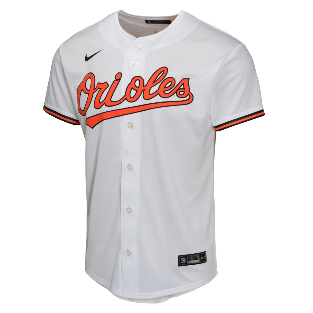 NIKE Youth Gunnar Henderson Baltimore Orioles White Home Replica Game Jersey Official Team Jersey Sports Fan Apparel Official MLB Team Jersey