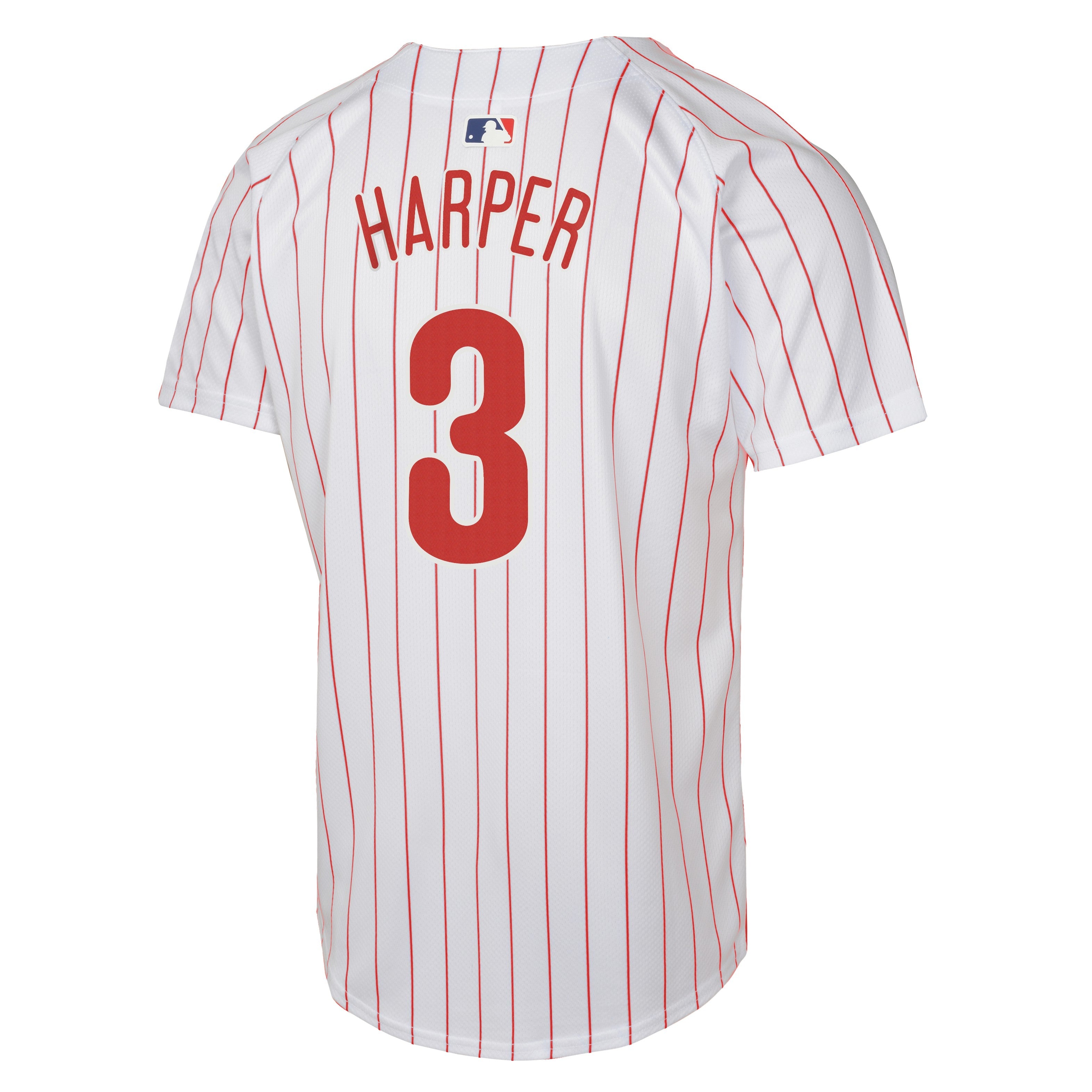 Youth Bryce Harper Philadelphia Phillies NIKE White Home Game Replica Jersey Official Team Jersey Sports Fan Apparel Official MLB Team Jersey