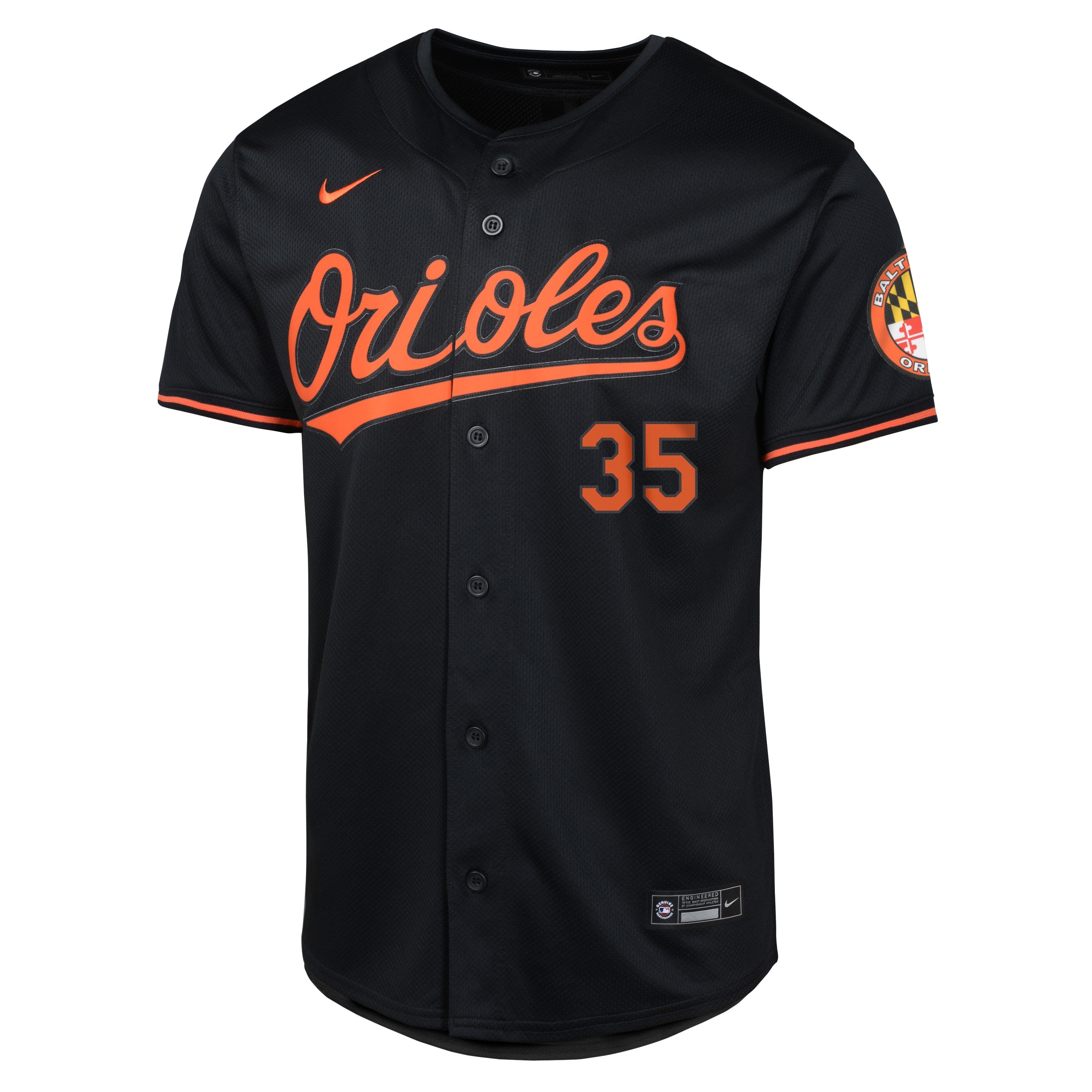 Youth Adley Rutschman NIKE Black Alternate Limited Replica Jersey Official Team Jersey Sports Fan Apparel Official MLB Team Jersey Baseball Fan
