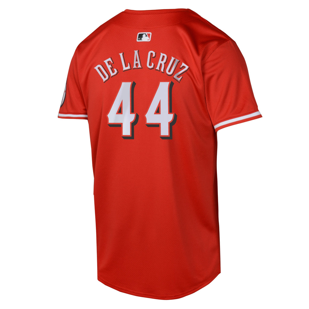 Youth Elly De La Cruz Cincinnati Reds NIKE Red Alternate Limited Replica Jersey Official Team Jersey Sports Fan Apparel Official MLB Team Jersey