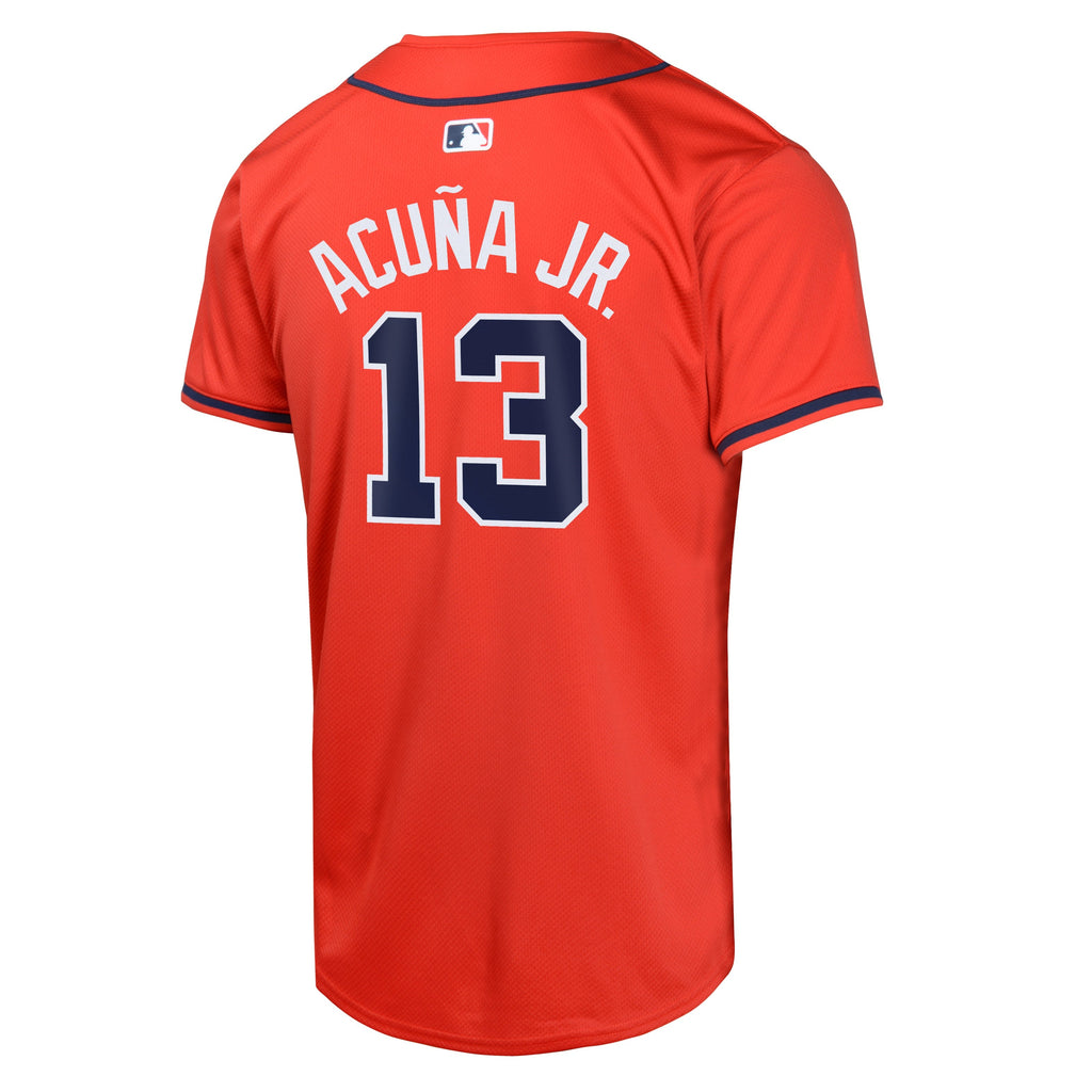 Youth Ronald Acuna Jr Atlanta Braves NIKE Red Alternate Limited Replica Jersey Official Team Jersey Sports Fan Apparel Official MLB Team Jersey