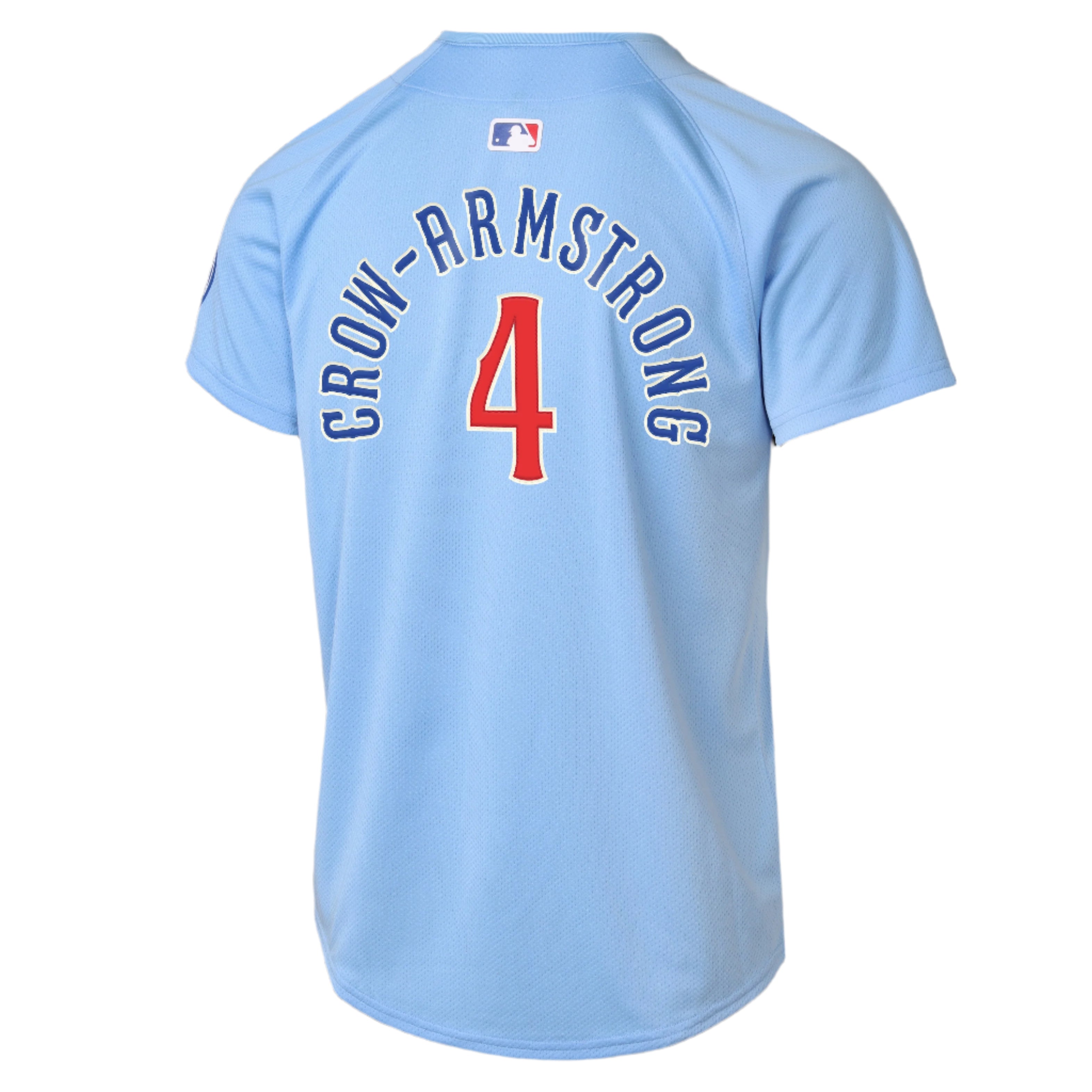 NIKE Youth Chicago Cubs Pete Crow-Armstrong Light Blue 2nd Alternate Limited Replica Jersey Official Team Jersey Sports Fan Apparel Official MLB Team