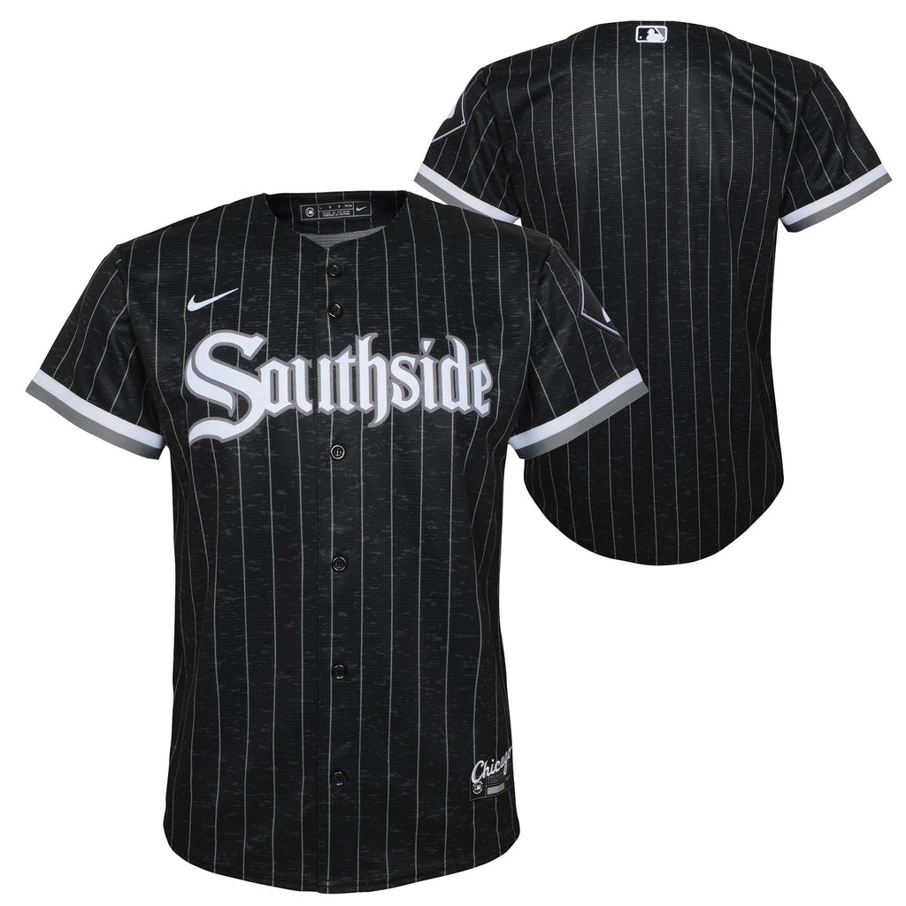 Youth Chicago White Sox Nike Black City Connect Replica Jersey Official Team Jersey Sports Fan Apparel Official MLB Team Jersey Baseball Fan Apparel