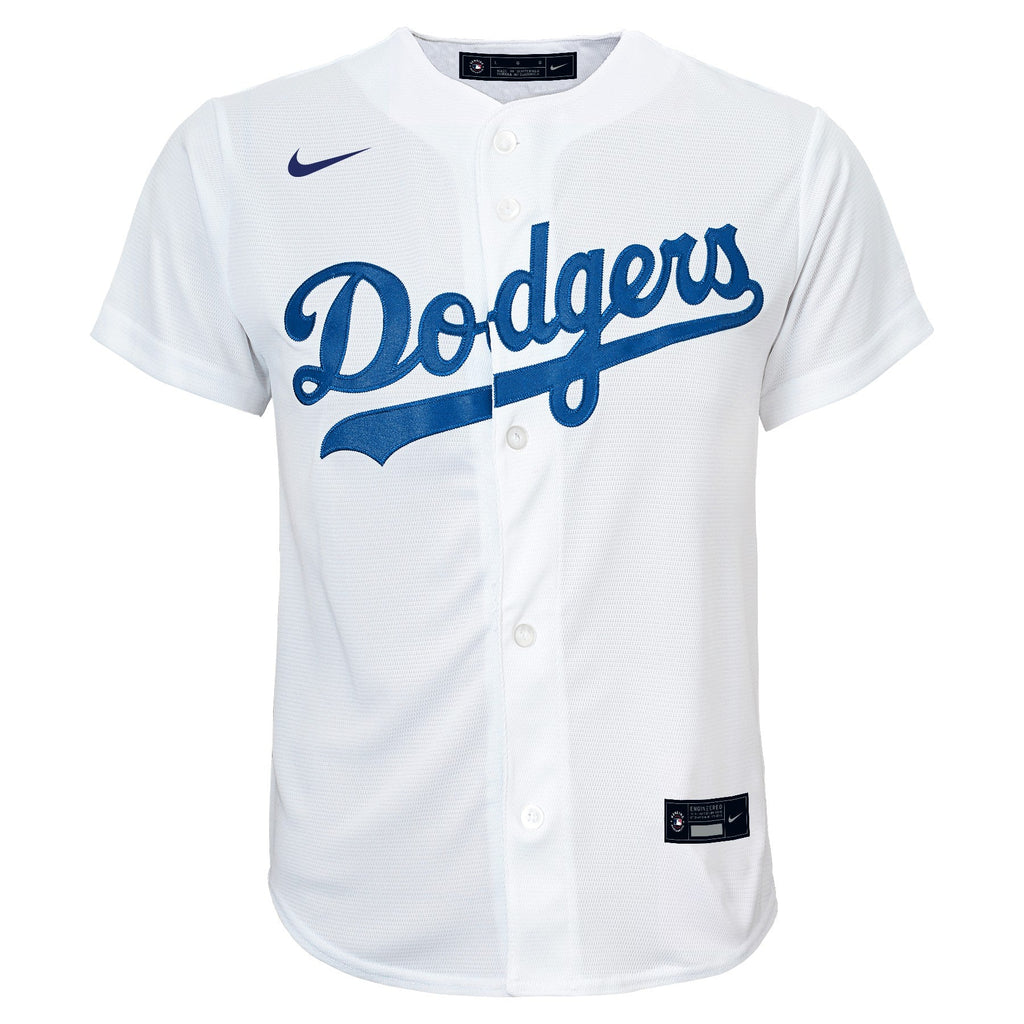 Youth Freddie Freeman Los Angeles Dodgers White Home Replica Player Jersey Official Team Jersey Sports Fan Apparel Official MLB Team Jersey Baseball