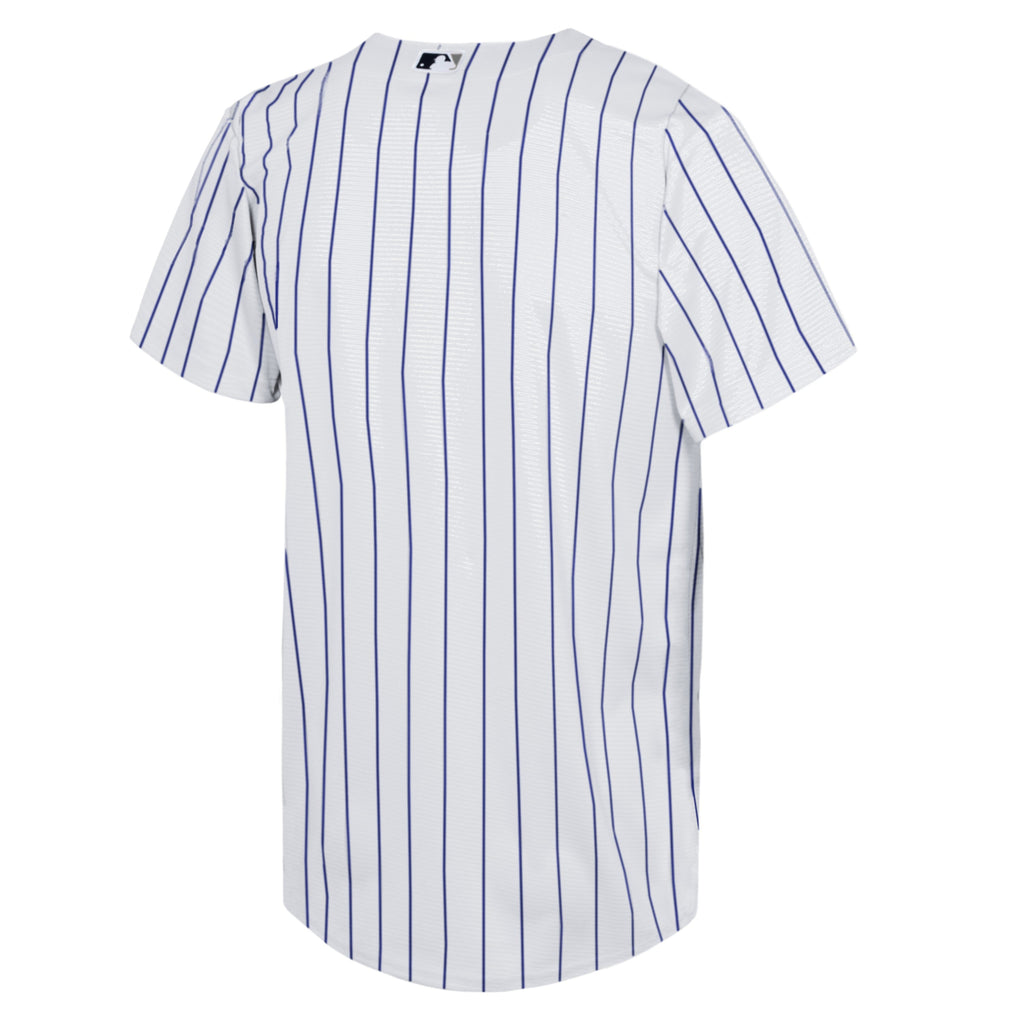 Youth New York Yankees White Home Game Blank Nike Replica Jersey Official Team Jersey Sports Fan Apparel Official MLB Team Jersey Baseball Fan Apparel