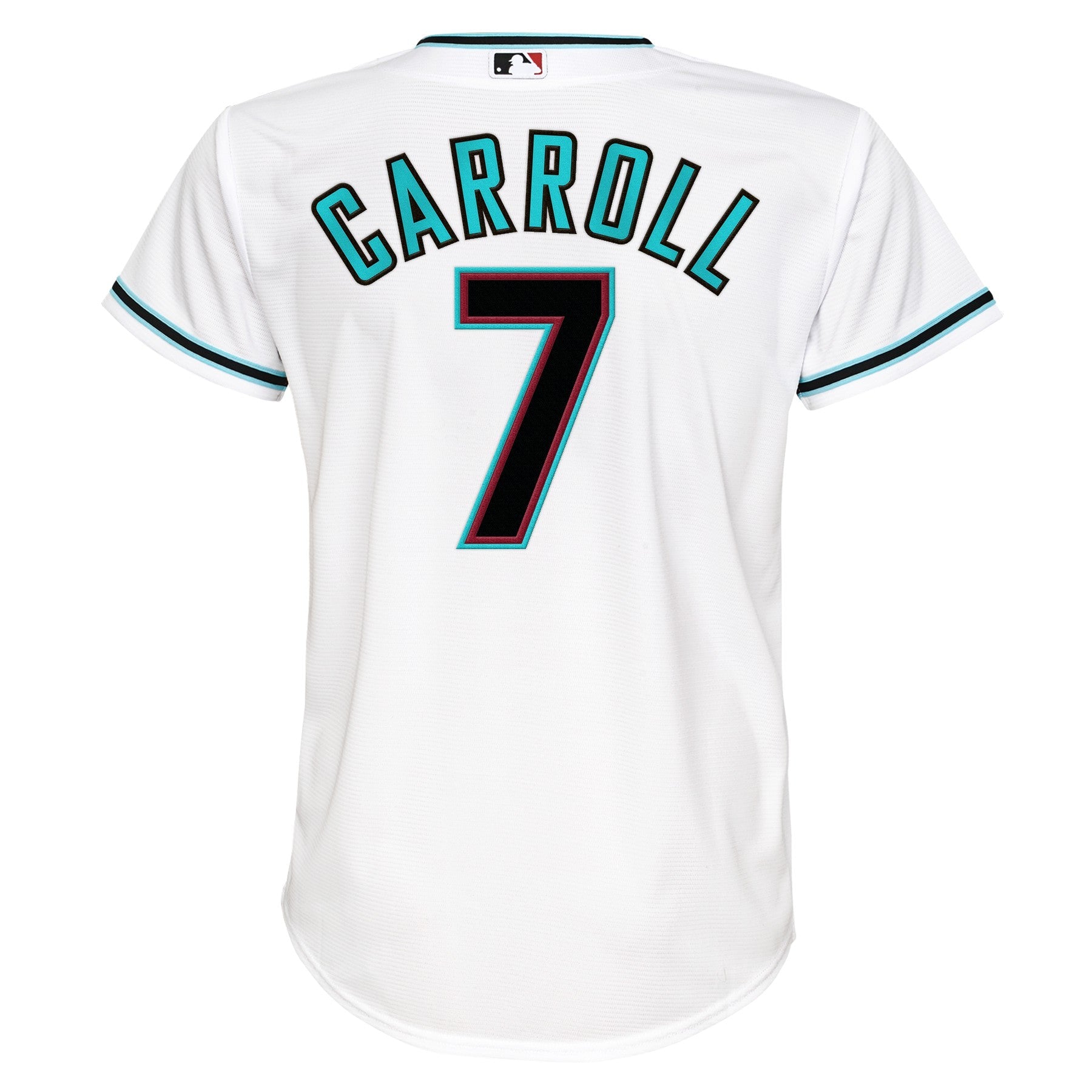 Youth Corbin Carroll Arizona Diamondbacks White Home Replica NIKE Screen Print Jersey Official Team Jersey Sports Fan Apparel Official MLB Team
