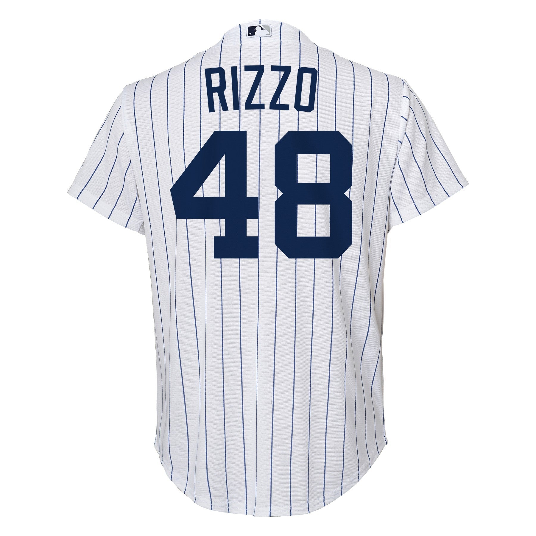 Youth Anthony Rizzo New York Yankees White Home Screen Print Game Replica Jersey Official Team Jersey Sports Fan Apparel Official MLB Team Jersey