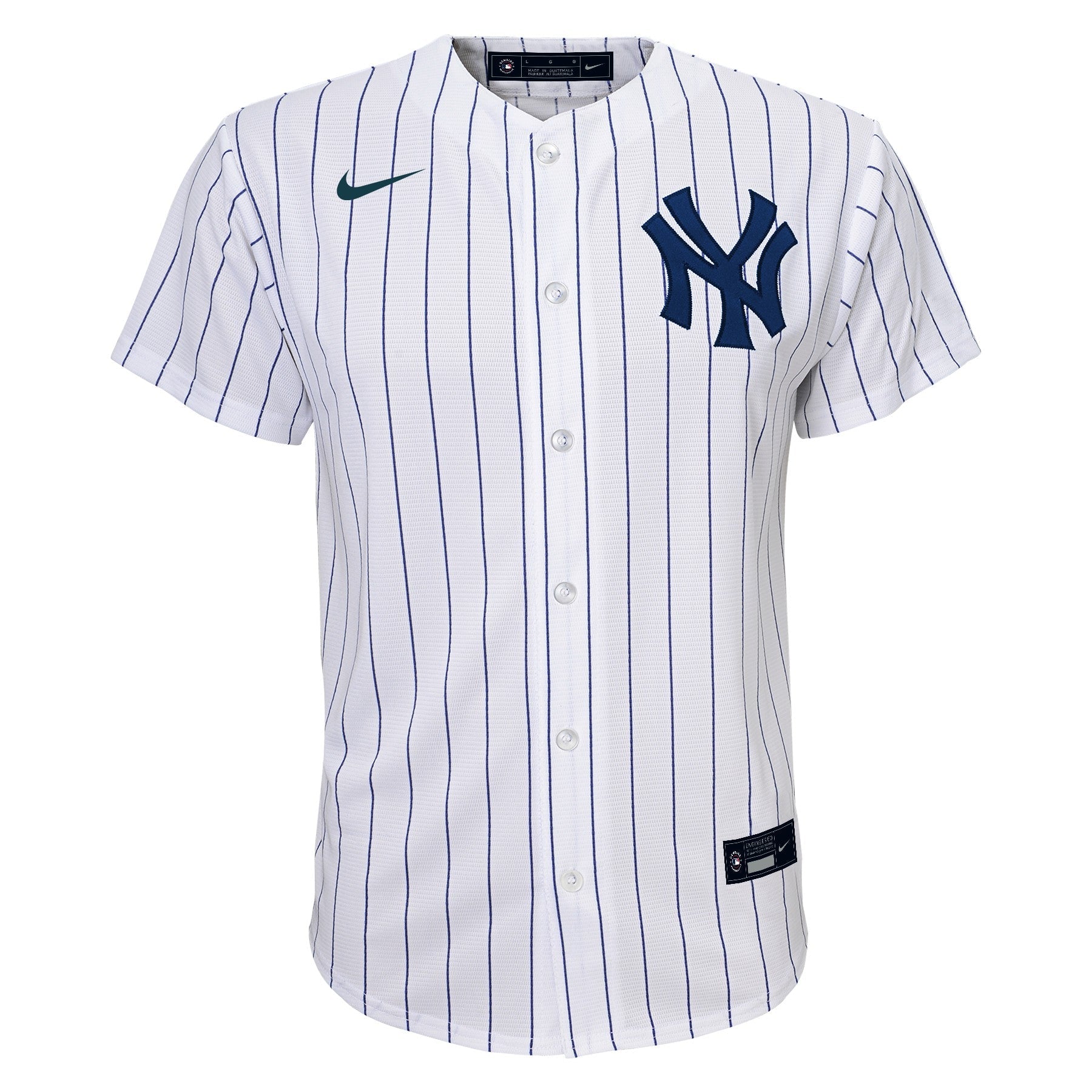 Youth Anthony Rizzo New York Yankees White Home Screen Print Game Replica Jersey Official Team Jersey Sports Fan Apparel Official MLB Team Jersey