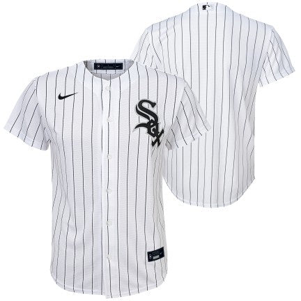 Youth Chicago White Sox Personalized Nike White Home Replica Team Jersey Official Team Jersey Sports Fan Apparel Official MLB Team Jersey Baseball