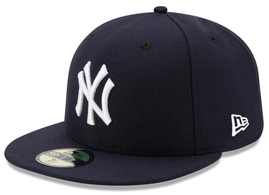 Men s New York Yankees New Era Navy Game Authentic Collection On-Field 59FIFTY Fitted Hat Official Team Hat Sports Fan Cap Official MLB Team Hat