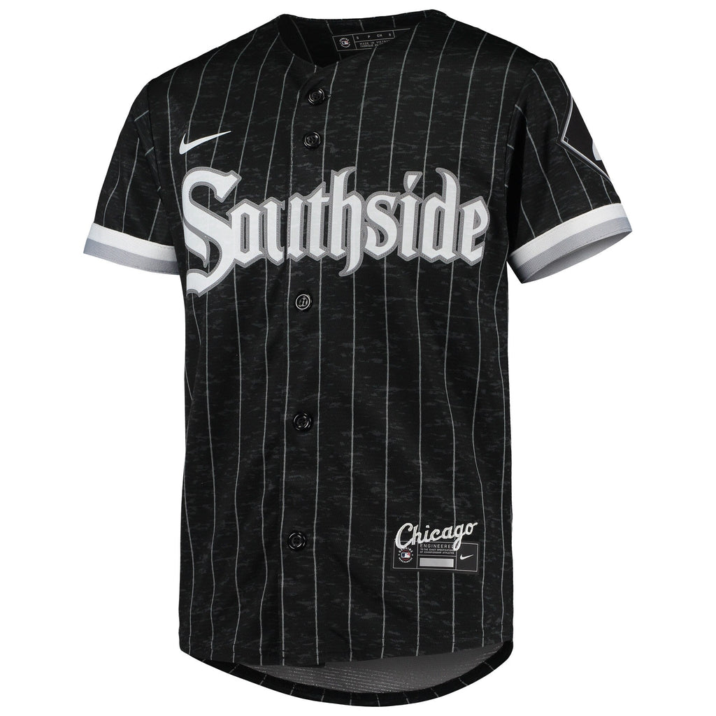 Youth Chicago White Sox Luis Robert Nike Black Anthracite City Connect Replica Player Jersey Official Team Jersey Sports Fan Apparel Official MLB