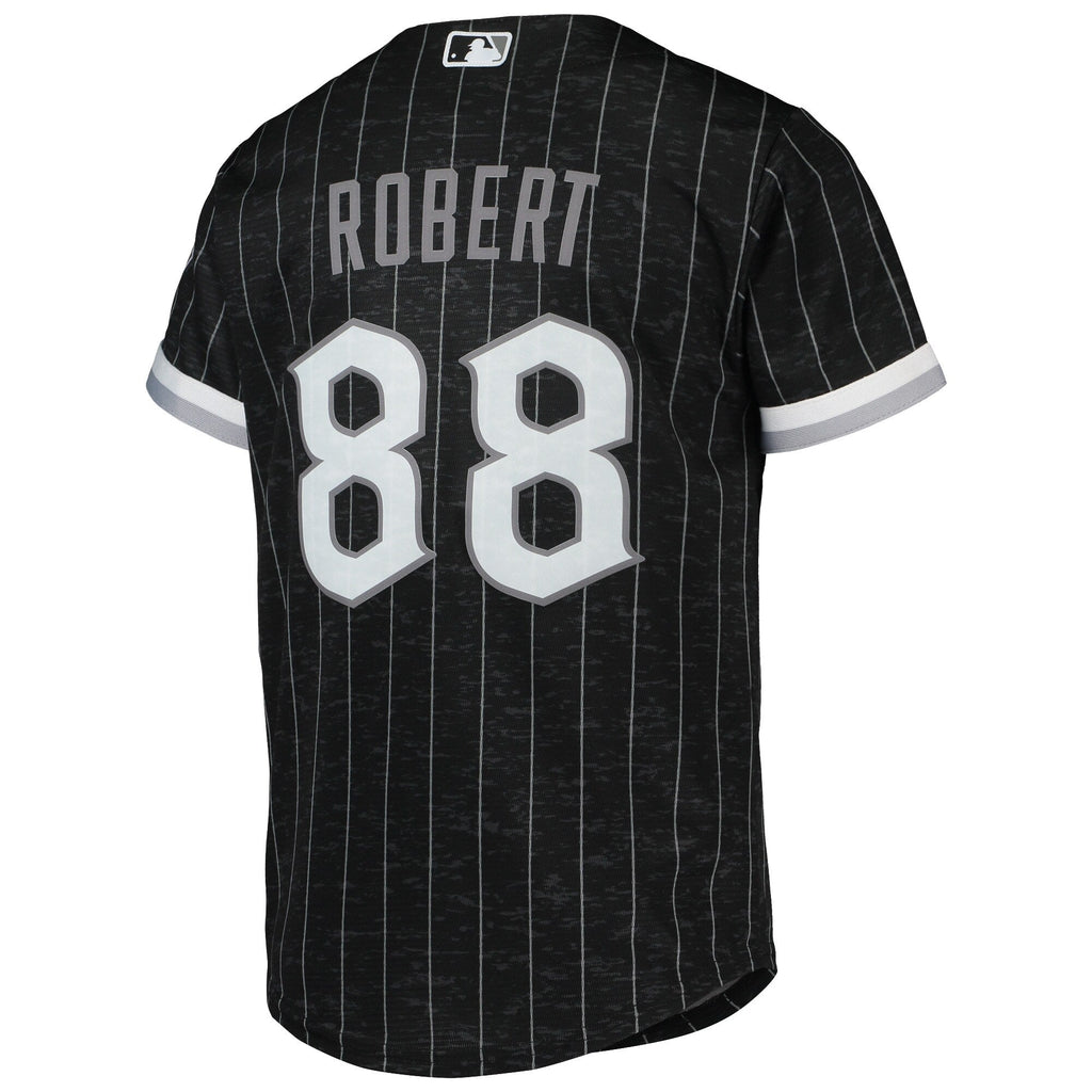 Youth Chicago White Sox Luis Robert Nike Black Anthracite City Connect Replica Player Jersey Official Team Jersey Sports Fan Apparel Official MLB