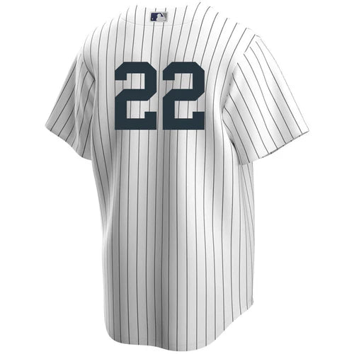 Men s Nike Ben Rice 22 White New York Yankees Home Official Replica Player Jersey Official Team Jersey Sports Fan Apparel Official MLB Team Jersey