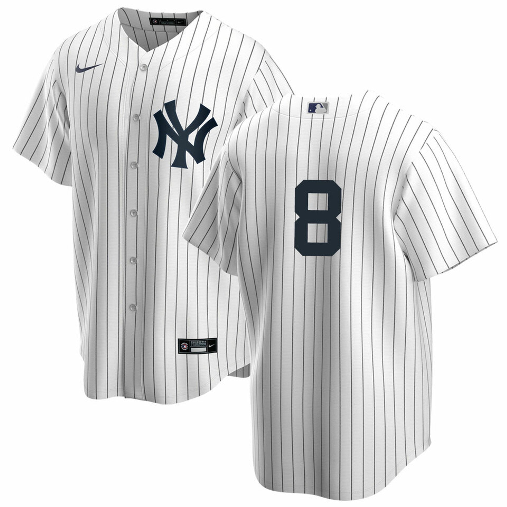 Men s Nike Yogi Berra 8 White New York Yankees Home Official Replica Player Jersey Official Team Jersey Sports Fan Apparel Official MLB Team Jersey