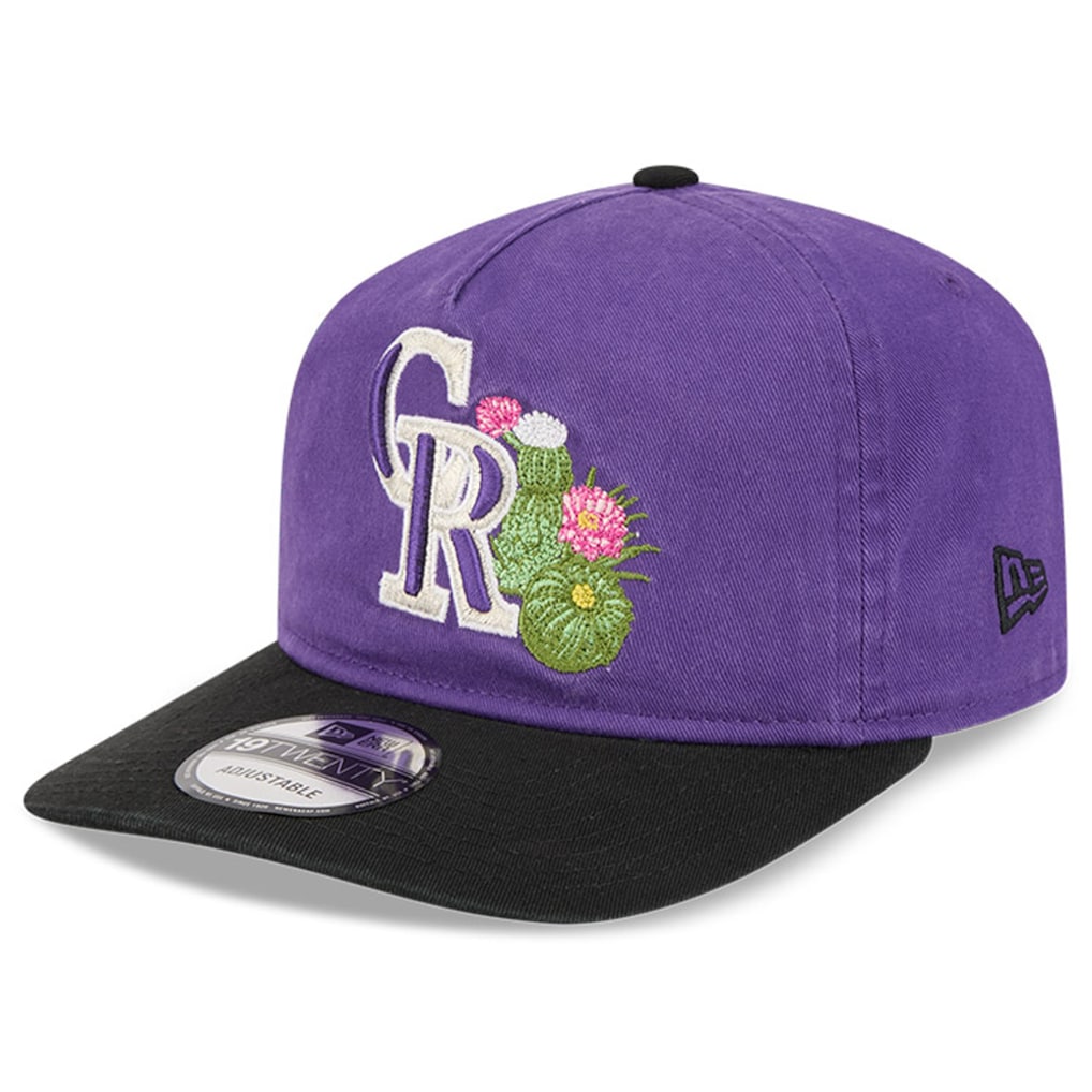 Colorado Rockies MLB 19Twenty Spring Training New Era Purple Black Official Team Hat Sports Fan Cap Official MLB Team Hat Baseball Fan Cap