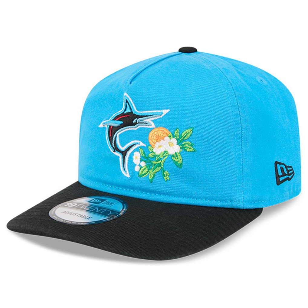 Miami Marlins MLB 19Twenty Spring Training New Era Blue Black Official Team Hat Sports Fan Cap Official MLB Team Hat Baseball Fan Cap
