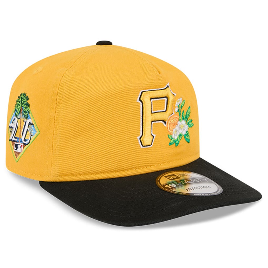 Pittsburgh Pirates MLB 19Twenty Spring Training New Era Yellow Black Official Team Hat Sports Fan Cap Official MLB Team Hat Baseball Fan Cap