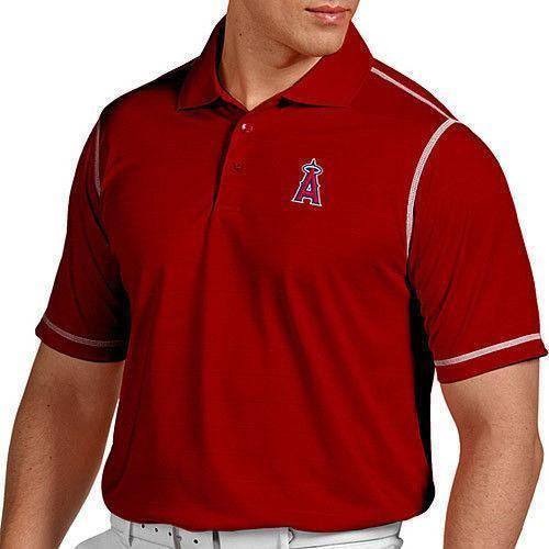 Antigua Men s Los Angeles Angels of Anaheim Icon Performance Polo Official Sports Fan Gear Popular Style Baseball Fan Gear