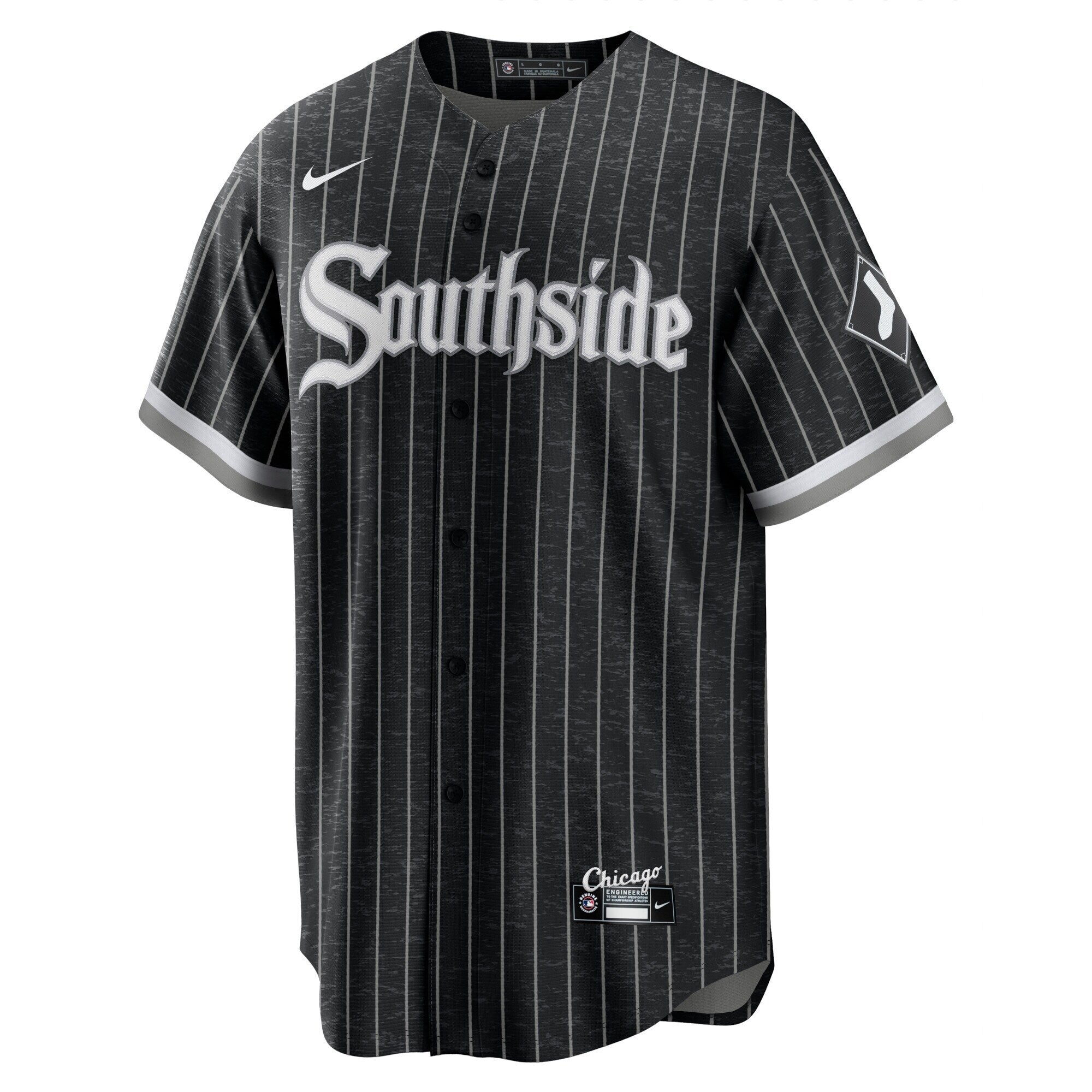 Men s Chicago White Sox Nike Black Southside City Connect Replica Jersey Official Team Jersey Sports Fan Apparel Official MLB Team Jersey Baseball
