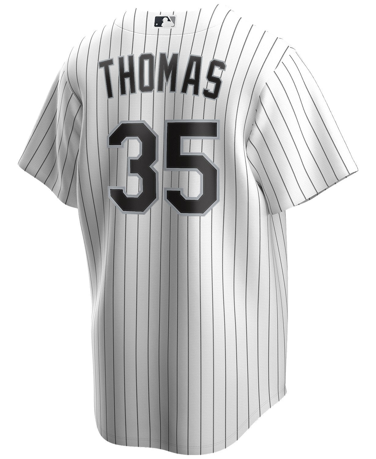 NIKE Men s Frank Thomas Chicago White Sox White Home Premium Twill Replica Jersey Official Team Jersey Sports Fan Apparel Official MLB Team Jersey