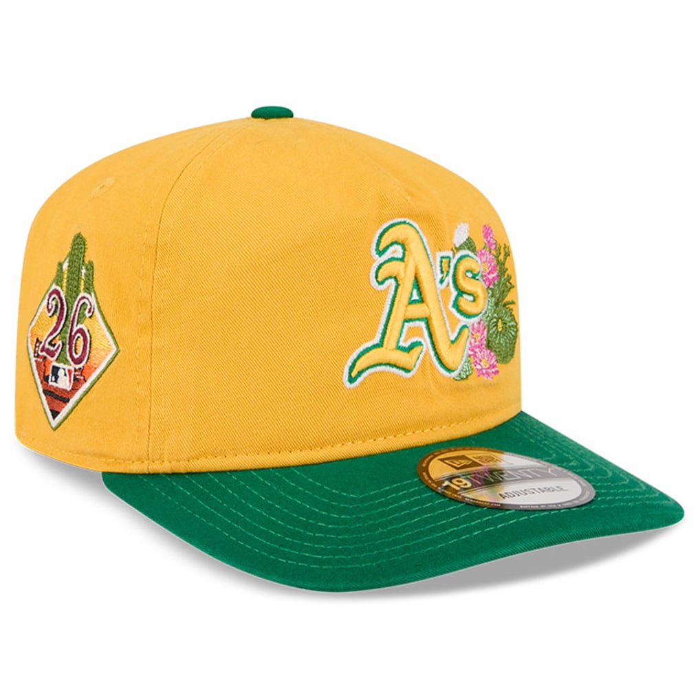 Oakland Athletics MLB 19Twenty Spring Training New Era Yellow Green Official Team Hat Sports Fan Cap Official MLB Team Hat Baseball Fan Cap