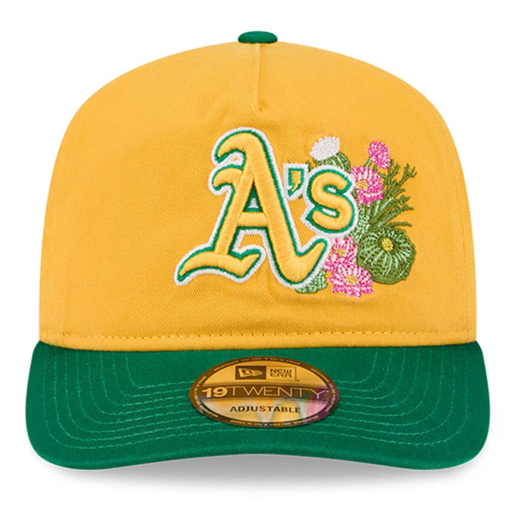 Oakland Athletics MLB 19Twenty Spring Training New Era Yellow Green Official Team Hat Sports Fan Cap Official MLB Team Hat Baseball Fan Cap