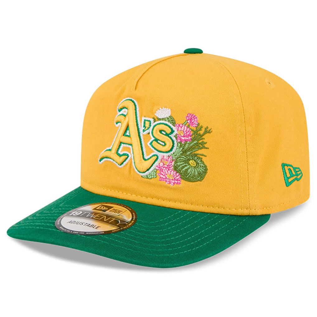 Oakland Athletics MLB 19Twenty Spring Training New Era Yellow Green Official Team Hat Sports Fan Cap Official MLB Team Hat Baseball Fan Cap