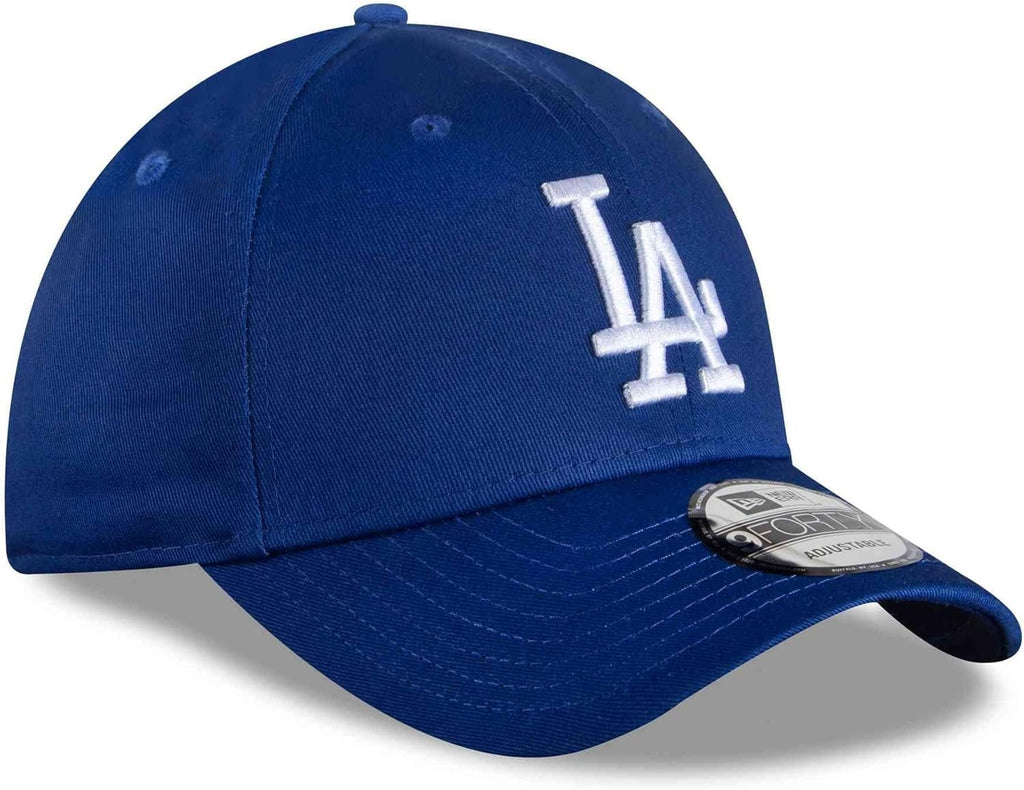 Los Angeles Dodgers MLB League Essential 9FORTY Strapback New Era Blue Official Team Hat Sports Fan Cap Official MLB Team Hat Baseball Fan Cap