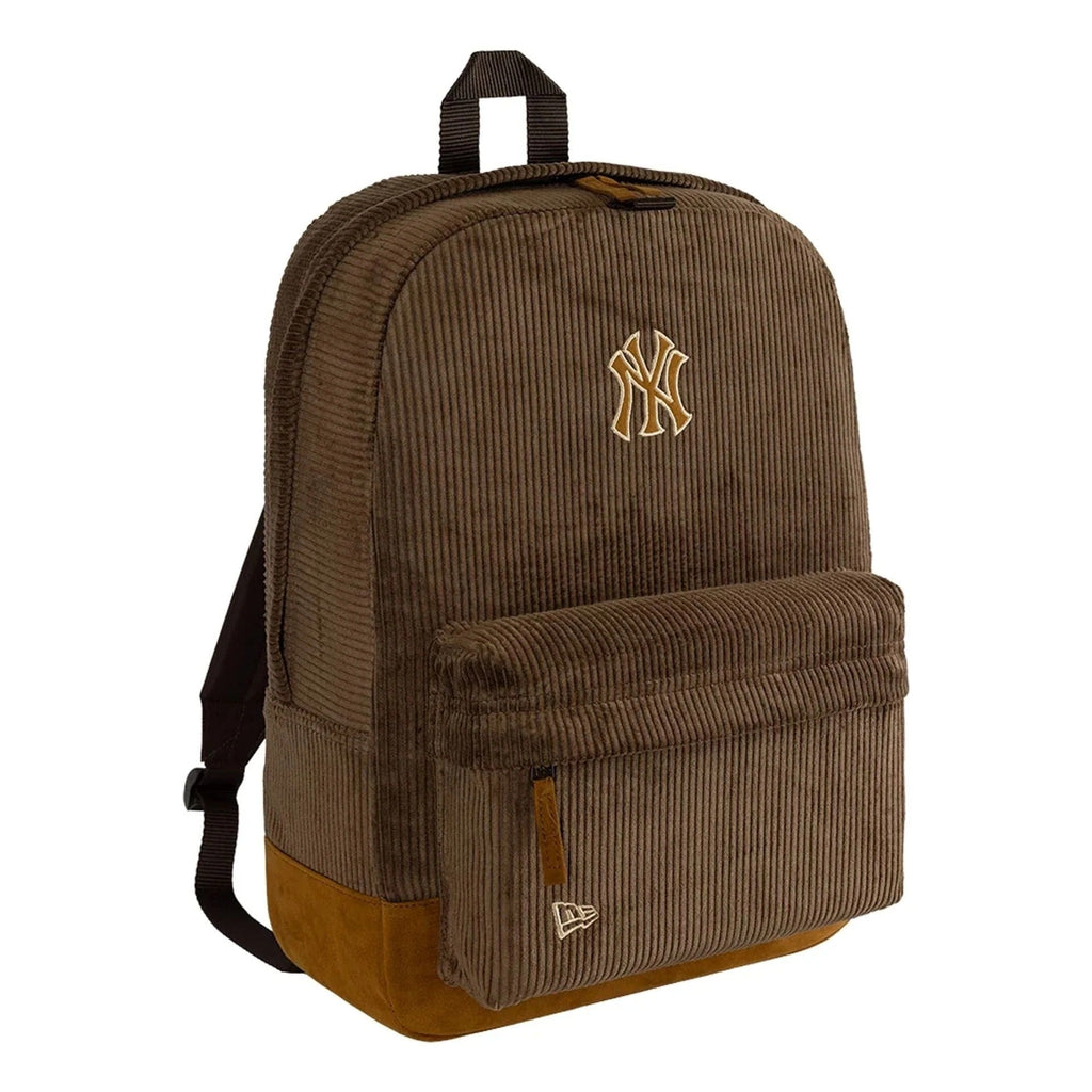 New York Yankees MLB Cord Stadium Backpack Brown Official Sports Fan Gear Popular Style Baseball Fan Gear