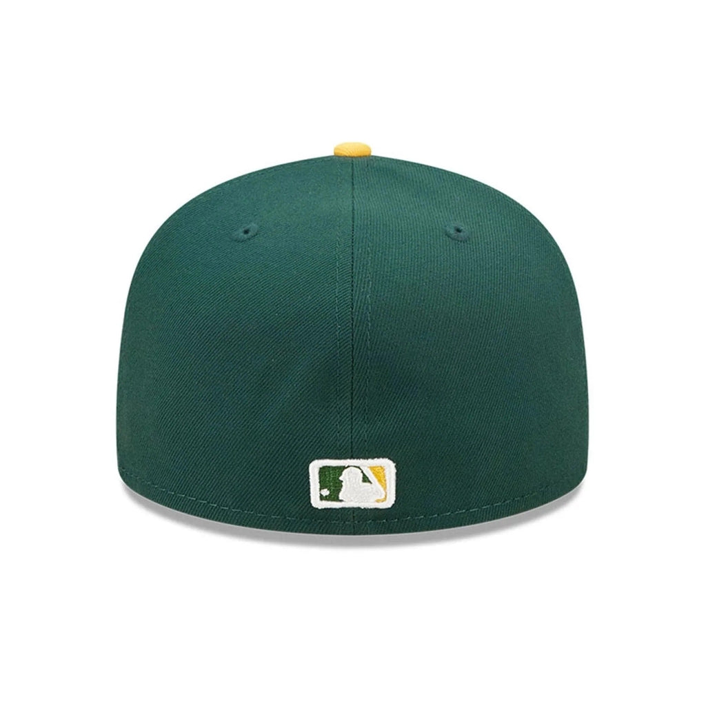 Oakland Athletics MLB AC Perf 59FIFTY Fitted New Era Green Yellow Official Team Hat Sports Fan Cap Official MLB Team Hat Baseball Fan Cap
