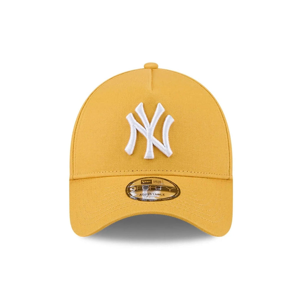New York Yankees MLB Script A-Frame Snapback New Era Yellow Official Sports Fan Gear Popular Style Baseball Fan Gear