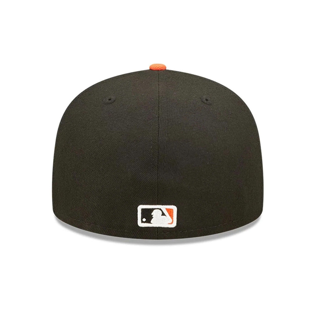 San Francisco Giants MLB AC Perf 59FIFTY Fitted New Era Black Orange Official Team Hat Sports Fan Cap Official MLB Team Hat Baseball Fan Cap