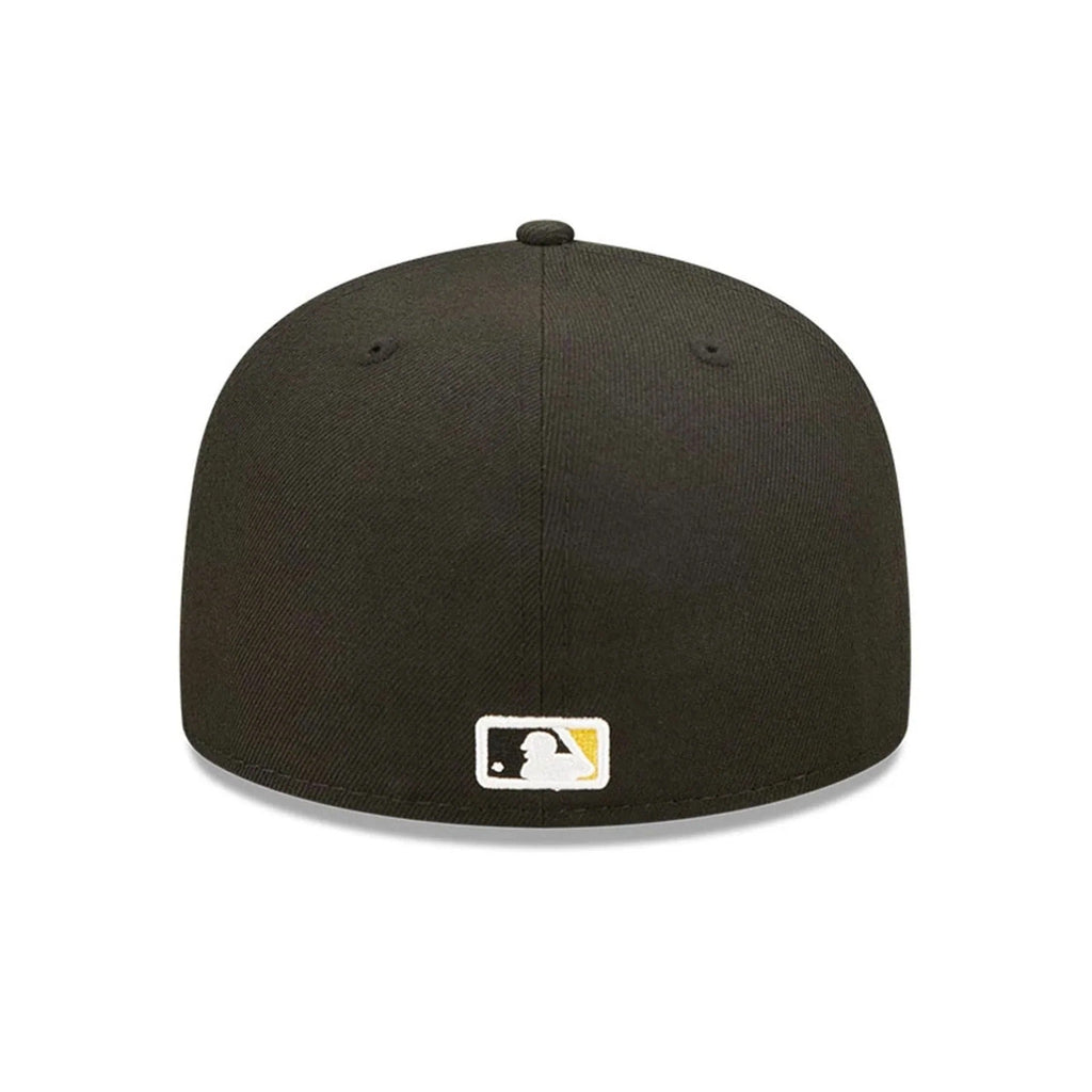Pittsburgh Pirates MLB AC Perf 59FIFTY Fitted New Era Black Yellow Official Team Hat Sports Fan Cap Official MLB Team Hat Baseball Fan Cap
