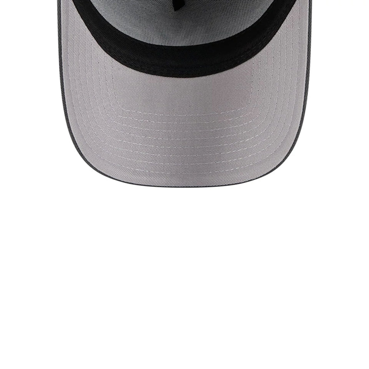 New York Yankees MLB Script A-Frame Snapback New Era Grey Official Sports Fan Gear Popular Style Baseball Fan Gear