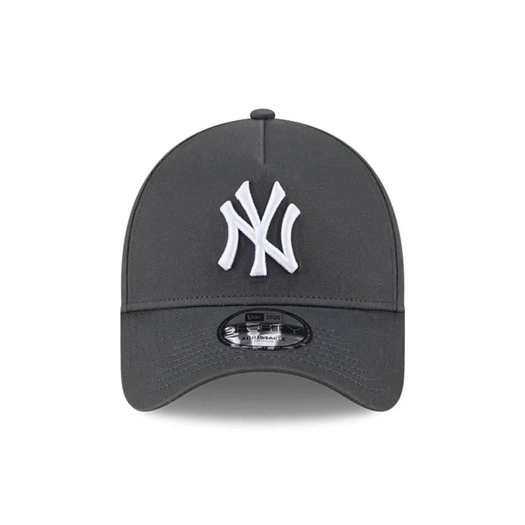 New York Yankees MLB Script A-Frame Snapback New Era Grey Official Sports Fan Gear Popular Style Baseball Fan Gear