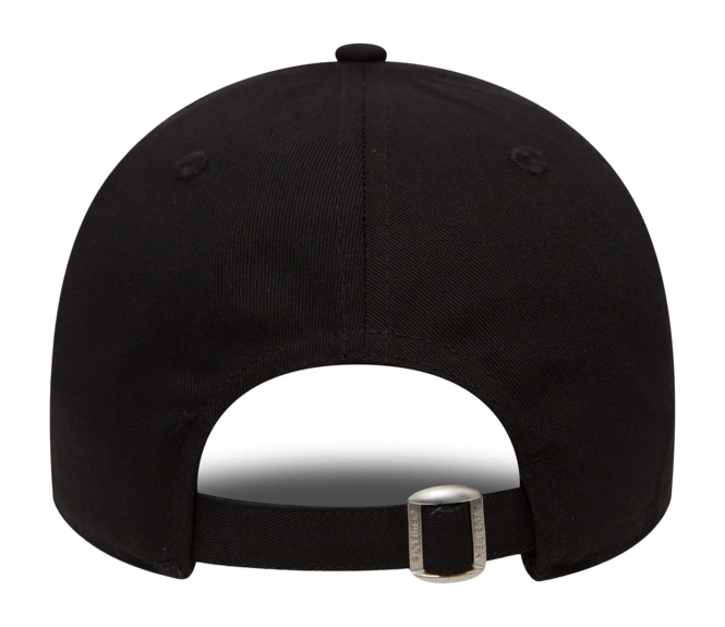 New York Yankees MLB League Essential 9FORTY Strapback New Era Black White Official Team Hat Sports Fan Cap Official MLB Team Hat Baseball Fan Cap