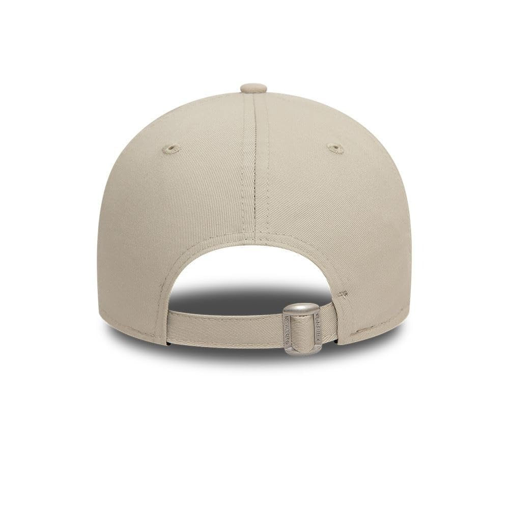 New York Yankees MLB League Essential 9FORTY Strapback New Era Stone White Official Team Hat Sports Fan Cap Official MLB Team Hat Baseball Fan Cap