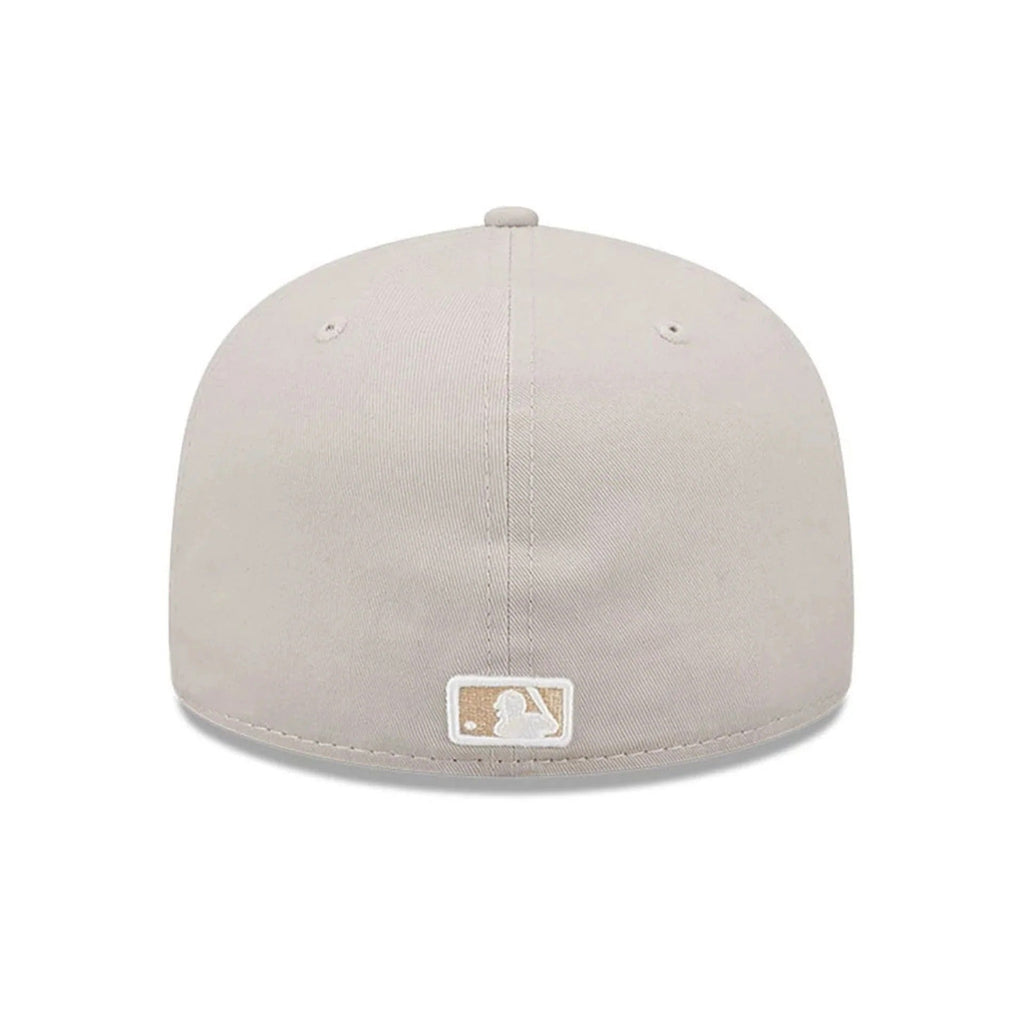 New York Yankees MLB League Essential 59FIFTY Fitted New Era Stone Official Team Hat Sports Fan Cap Official MLB Team Hat Baseball Fan Cap