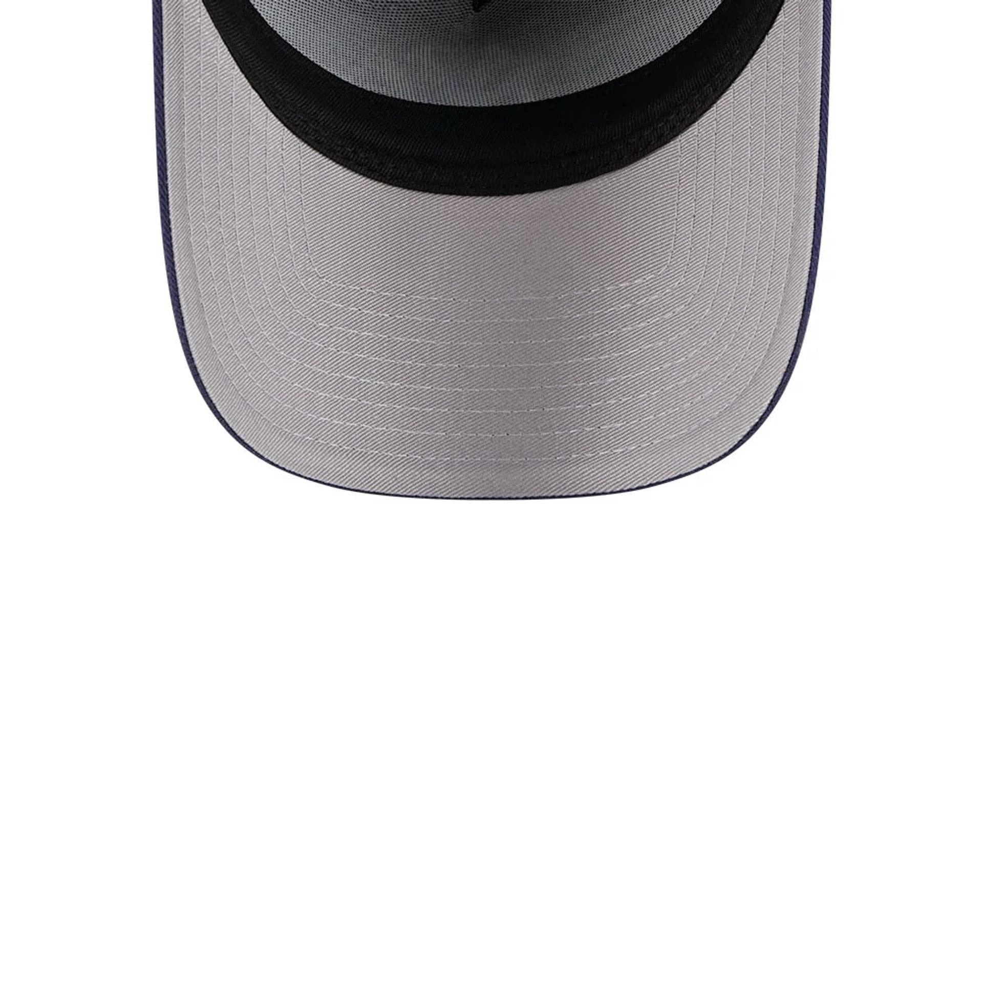 New York Yankees MLB Script A-Frame Snapback New Era Navy Official Sports Fan Gear Popular Style Baseball Fan Gear