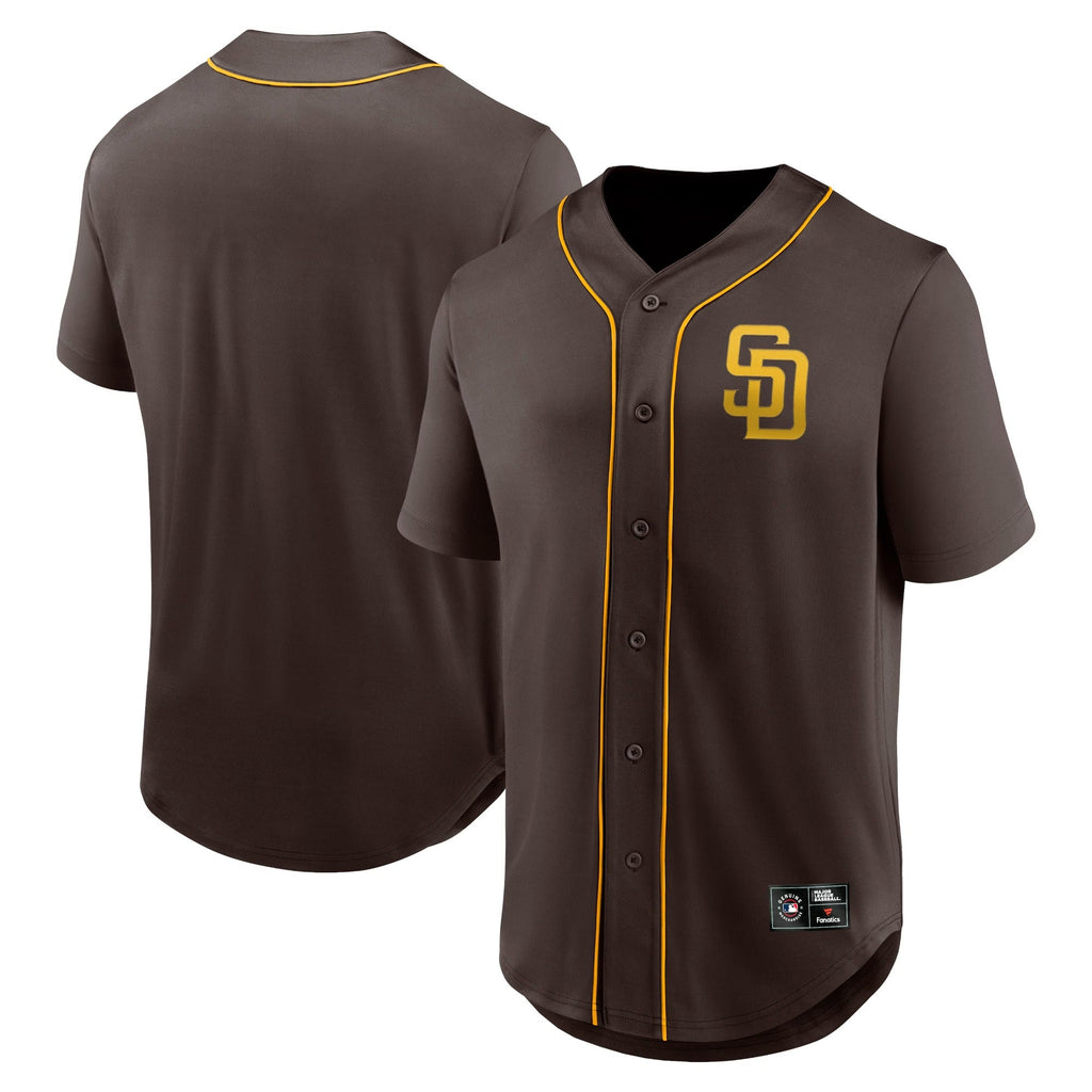 San Diego Padres MLB Core Foundation Jersey Fanatics Official Team Jersey Sports Fan Apparel Official MLB Team Jersey Baseball Fan Apparel