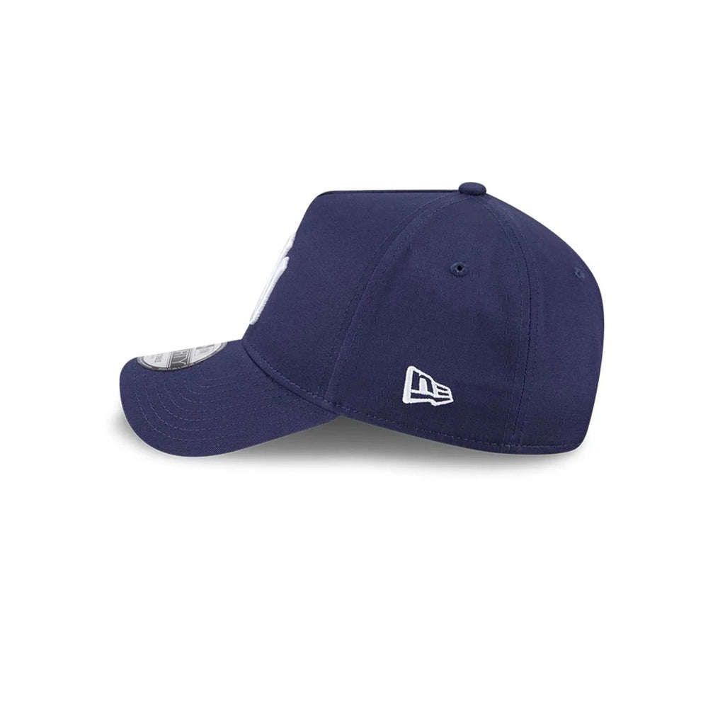 New York Yankees MLB Script A-Frame Snapback New Era Navy Official Sports Fan Gear Popular Style Baseball Fan Gear