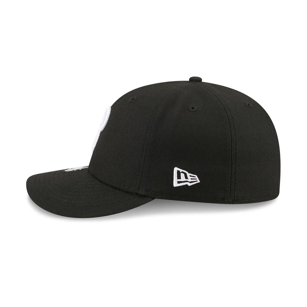 Philadelphia Phillies MLB Waves 59FIFTY Fitted New Era Black White Official Team Hat Sports Fan Cap Official MLB Team Hat Baseball Fan Cap