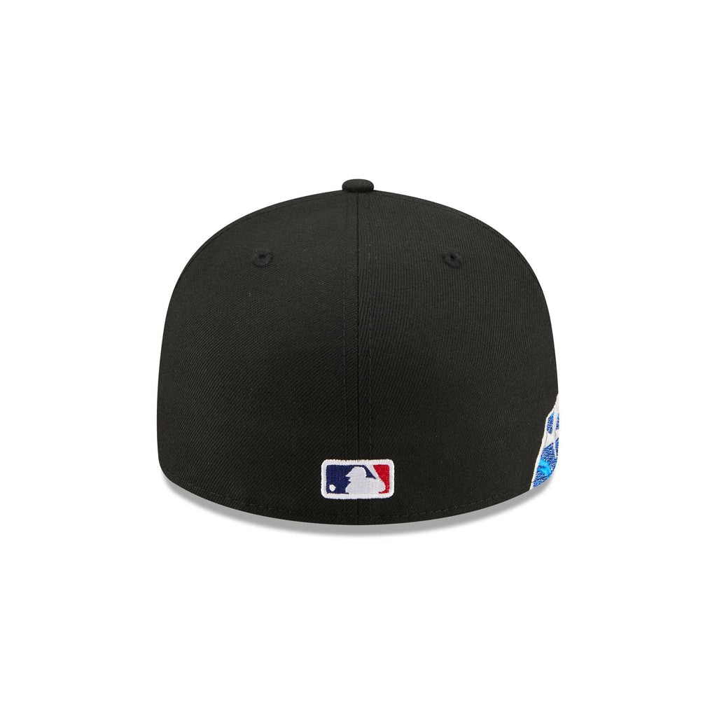 Philadelphia Phillies MLB Waves 59FIFTY Fitted New Era Black White Official Team Hat Sports Fan Cap Official MLB Team Hat Baseball Fan Cap